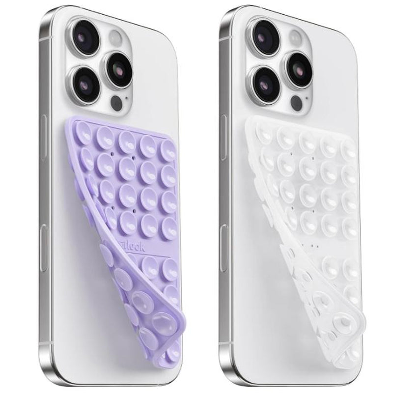 Klearlook Silicone Suction Cup Phone Case Mount Double Sided Sticky Phone Grip with Higher Suction Power for Iphone 17 Android Hands Free Phone Accessories Holder for Selfies and Videos