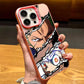 Anime Character Iphone 11-17 Pro Max Metal Silver Premium Anti-Collision Color-Changing Protective Case Compact & Stylish Shockproof Cover