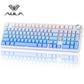 AULA F99 Pro Wireless Mechanical Keyboard with Knob,Tri-Mode Bt5.0/Usb-C/2.4Ghz Hot Swappable Keyboard,Pre-Lubed Switches,Gasket Structure,Rgb Backlit Computer Gaming Keyboard (White&Blue&Purple)