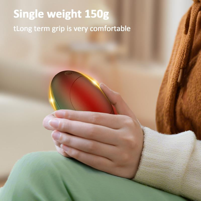 Pocket Size Avocado Shape Hand Warmers Rechargeable 2 Pack - Magnetic Double Side Heating - Three-Range Temperature Adjustment - Winter Gifts Heater Room