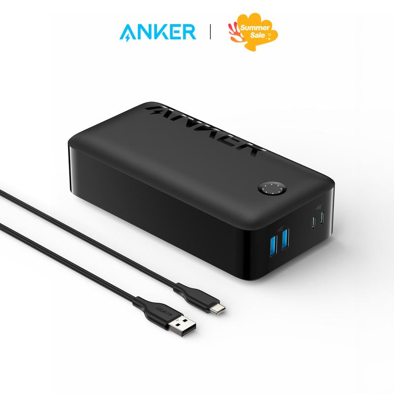 Anker Power Bank 40,000Mah 30W USB-C High-Speed Battery Pack, for Macbook, Iphone 15/14/13/12 Series, Samsung Galaxy, Ipad, Travel Gadgets, and More