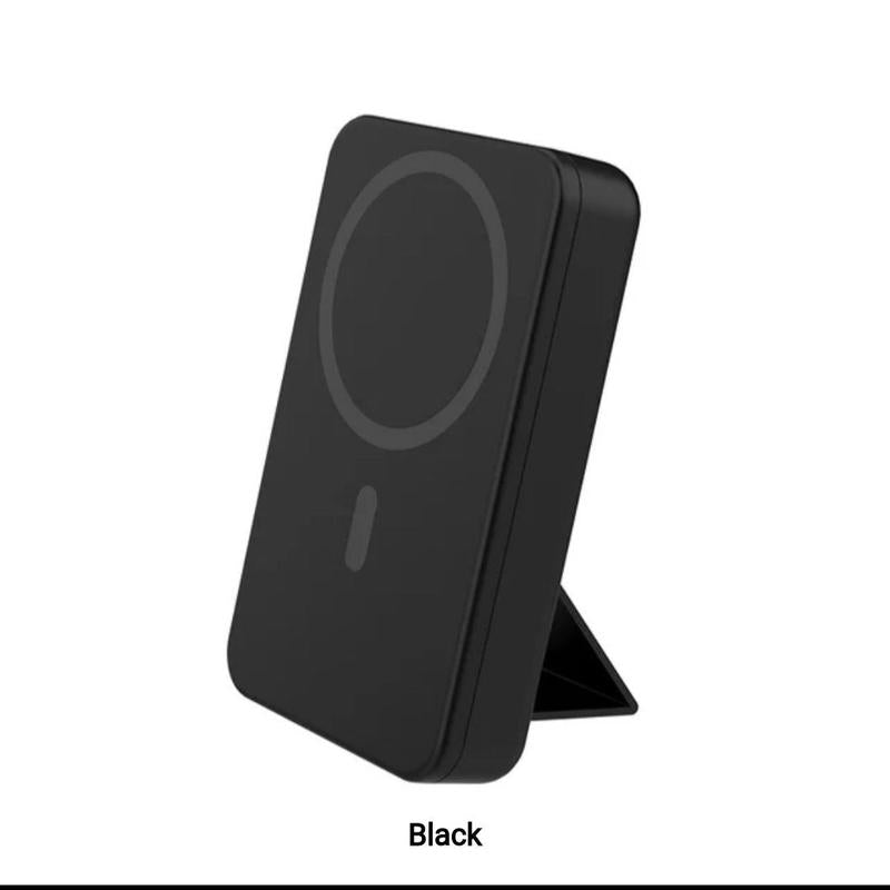 Magnetic Wireless Power Bank, 10000Mah Portable Charger with USB-C and Lightning Cables, Compatible with Iphone 16/15/14/13/12/Pro/Mini/Promax/Android, Power Bank with Phone Holder