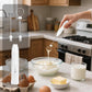 Portable Handheld Blender (White) : USB Charging Says Goodbye to the Constraints of Cables. 2 Stainless Steel Egg Whips Are Durable and Rust-Resistant. 3 Settings for Adjustment. Whether It'S Coffee Milk Foam or Egg Liquid, It Can Quickly Blend Evenly