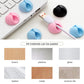 4 Counts Convenient Cable Clips, Ultra-Adhesive Compact Cable Holders for Cord Organization, Wire Holders for Organizing Power Cables, Phone Chargers, USB Cables